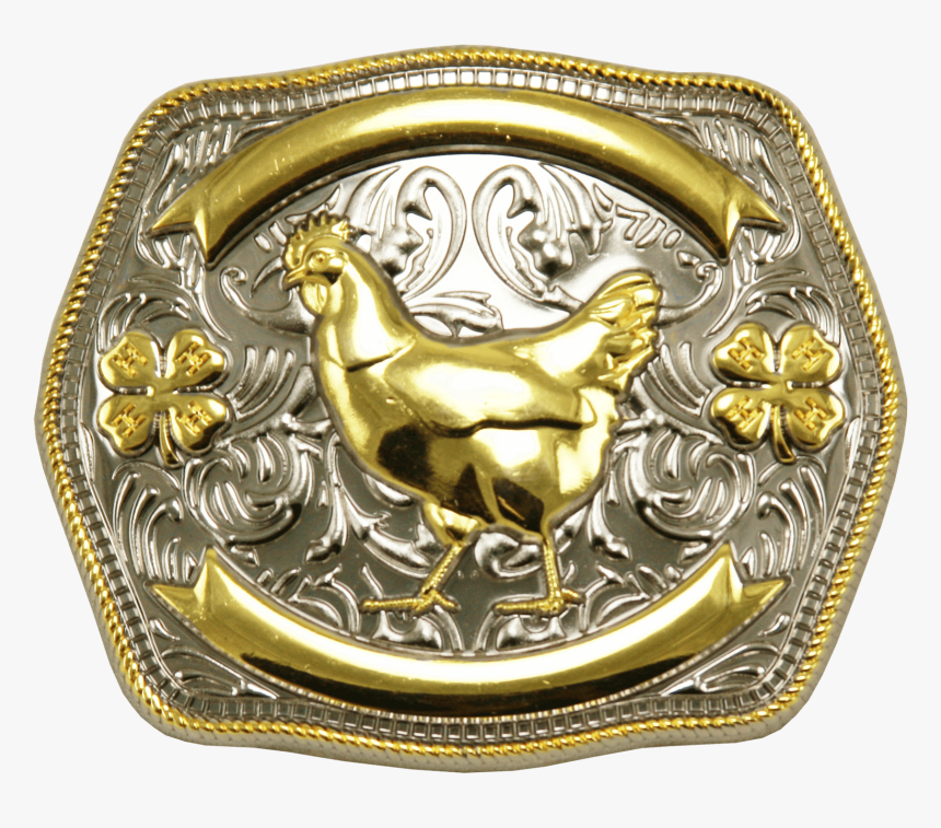 4-h Poultry Custom Belt Buckle - Belt Buckle Png, Transparent Png