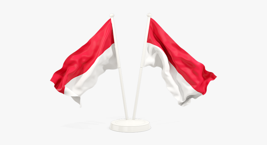 Monaco Flag Png - Transparent Indonesia Flag Background, Png Download