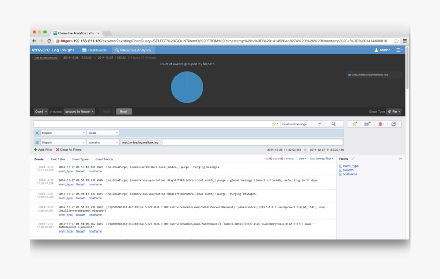 Vmware Loginsight 023 - Vrealize Log Insight Syslog, HD Png Download