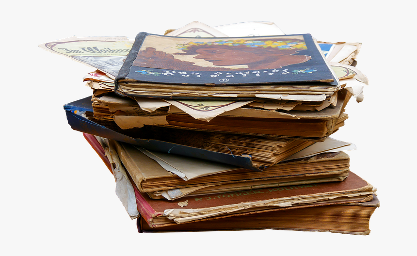 Books On Desk Png, Transparent Png