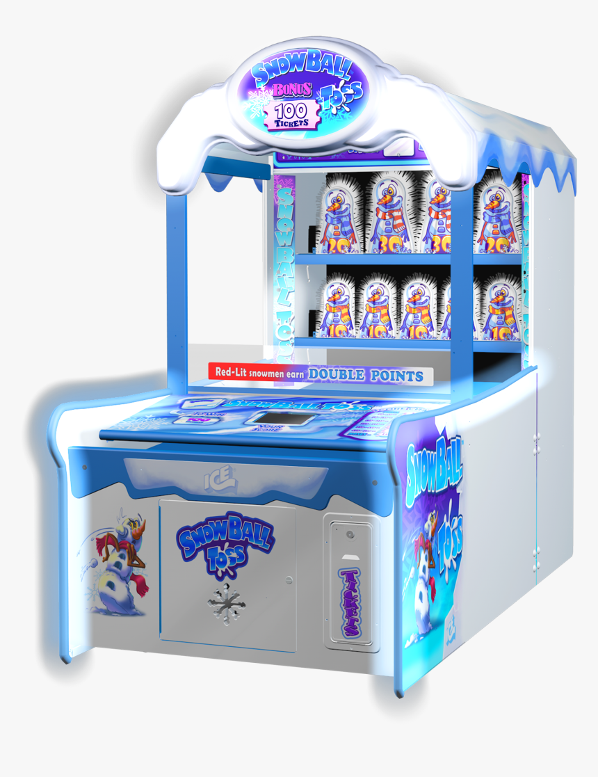 Snow Ball Toss - Snowball Toss Arcade Game, HD Png Download