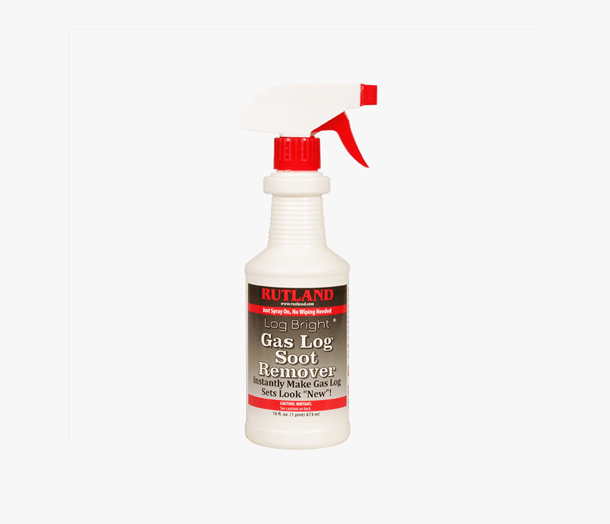 Rutland® log Bright® Gas Log Soot Remover Bottle, HD Png Download