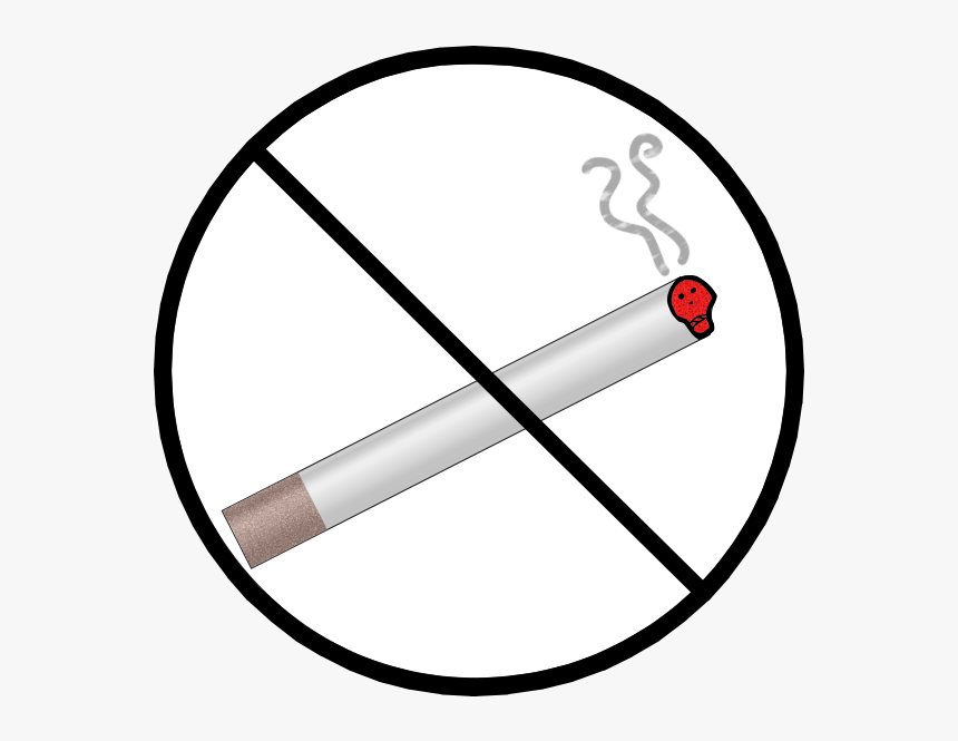 No Smoking Sign With Skull Vector Clip Art - Daily Horoscope 12th August, HD Png Download
