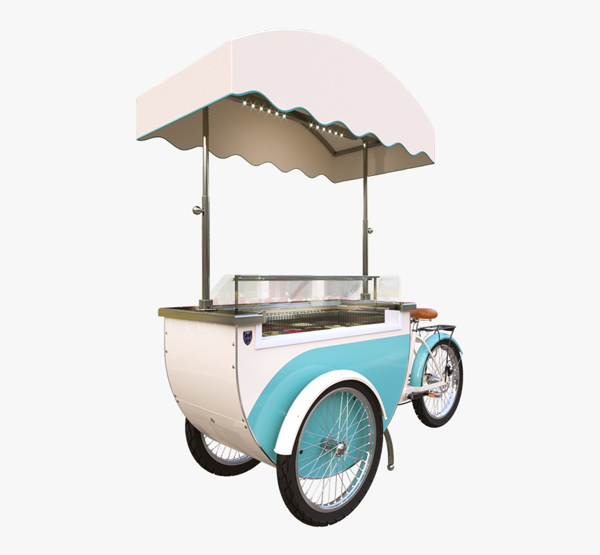 Classic Ice Cream Cart, HD Png Download