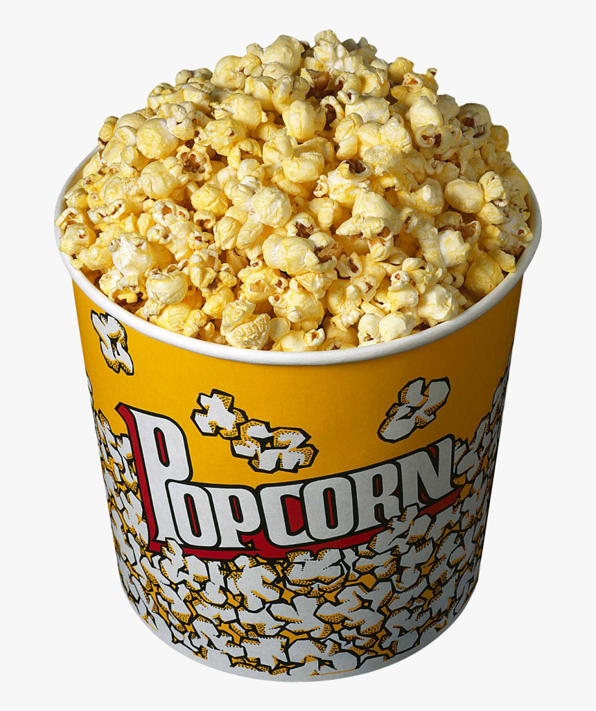 Popcorn In Bucket Png Image - Bowl Of Popcorn Png, Transparent Png