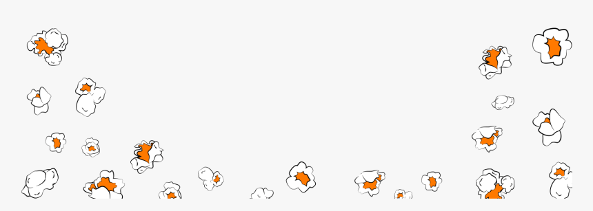 Popcorn Kernels Bottom - Cartoon Popcorn Kernel, HD Png Download