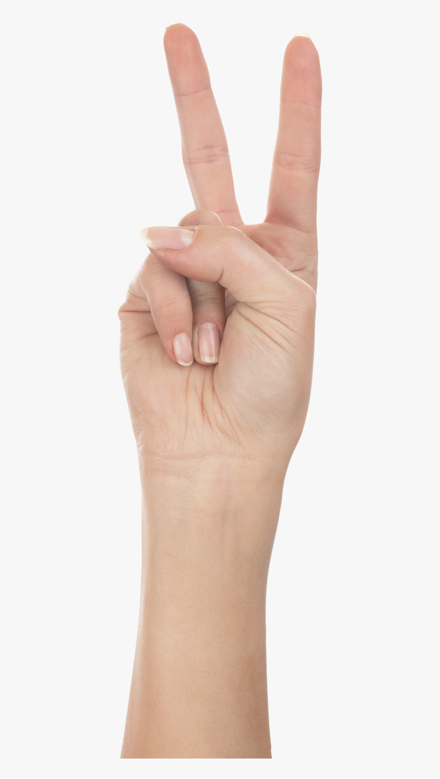 Hand Two Fingers Png, Transparent Png