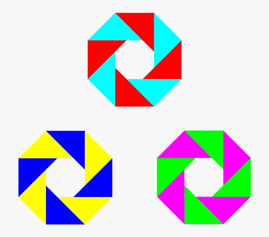 Half Squares 3 Octogons Svg Clip Arts - Clip Art, HD Png Download