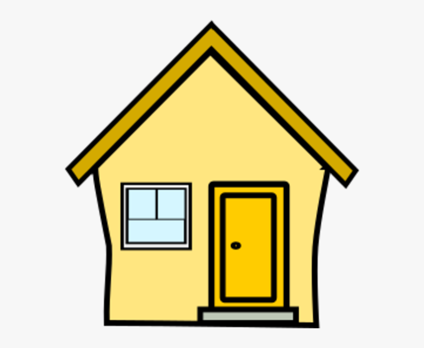 Transparent House Clipart - Yellow House Clipart, HD Png Download