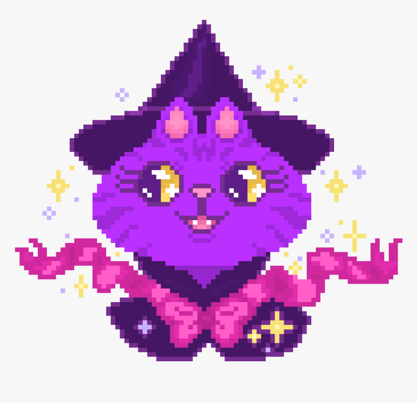 Witch Pixel Art Png, Transparent Png