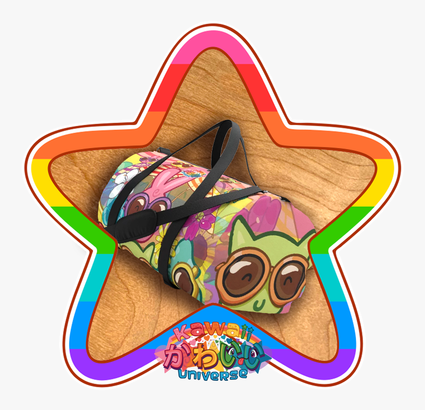 Kawaii Universe Cute Cool Cat N Friends Designer Duffel, HD Png Download