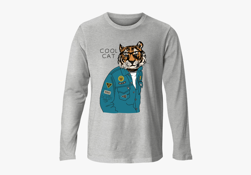 Long-sleeved T-shirt, HD Png Download