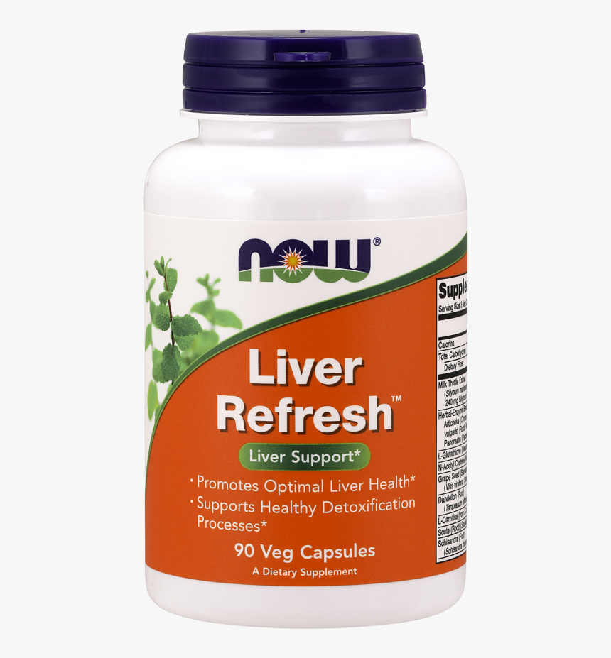 Now Foods Liver Detox Refresh Capsules, 180 Ct - D Mannose Now, HD Png Download