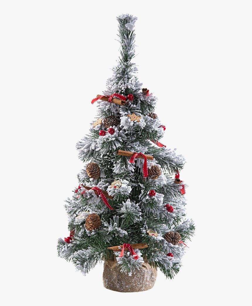Snowy Christmas Tree, 60cm - Snowy Christmas Tree, HD Png Download