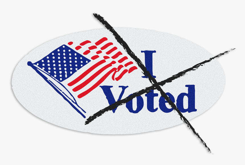 One Person, No Vote - Voted Sticker Transparent Background, HD Png Download