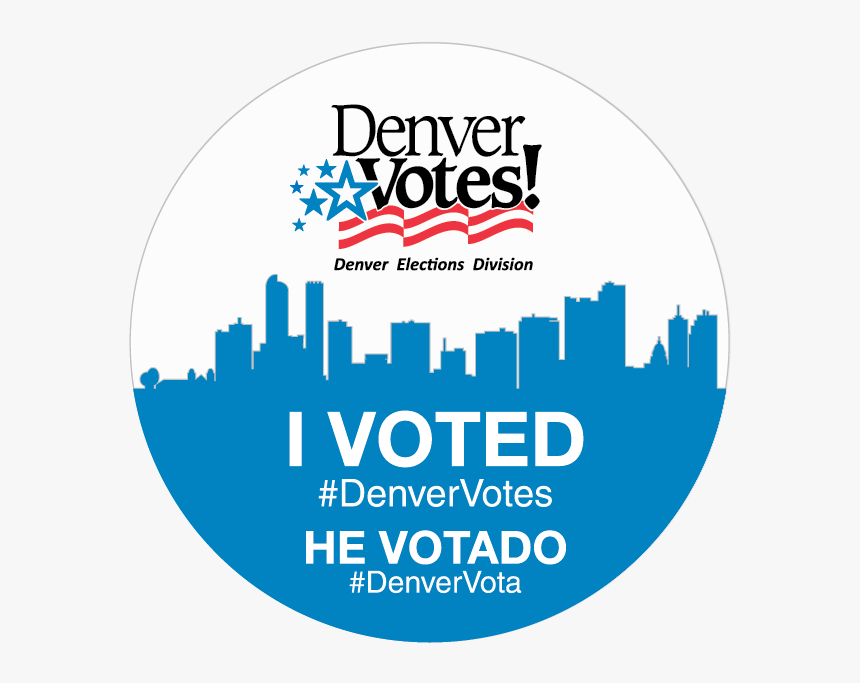 Voted Sticker Denver, HD Png Download