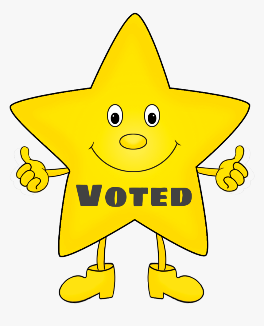 #voted #stickers #@effie-s #freetoedit - Cartoon Animated Star, HD Png Download