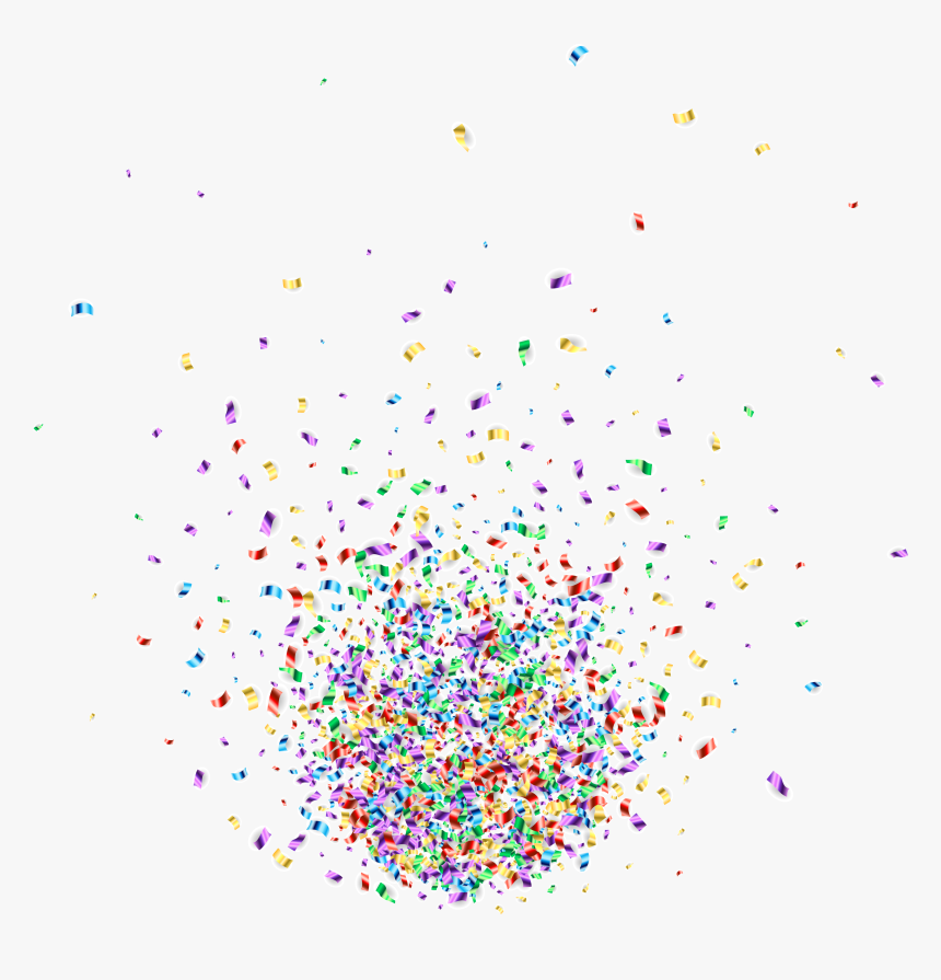 Colorful Debris Transprent Png - Illustration, Transparent Png