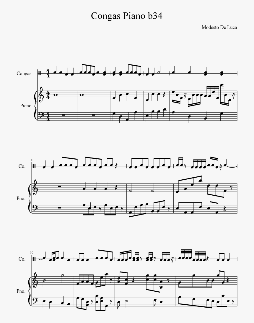 Kung Fu Panda Piano Sheet, HD Png Download
