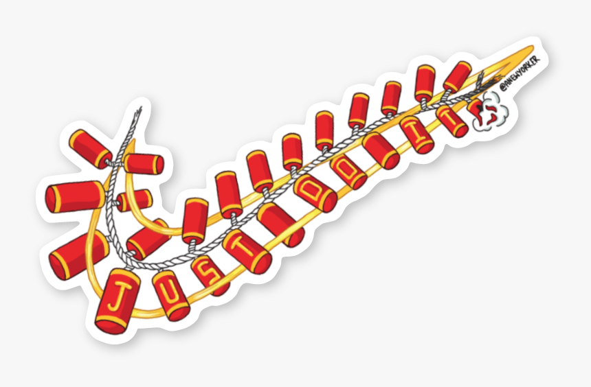 Firecrackers Nike Swoosh, HD Png Download