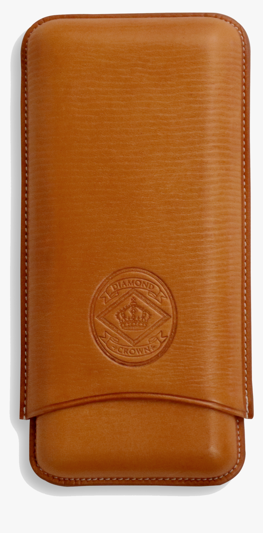 Diamond Crown Churchull Tan Leather Cigar Case - Leather, HD Png Download