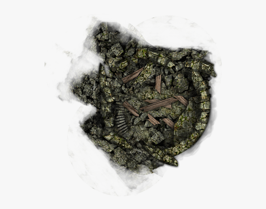 Here Is The Collapsed Castle Tower We Created In My - Coin, HD Png Download