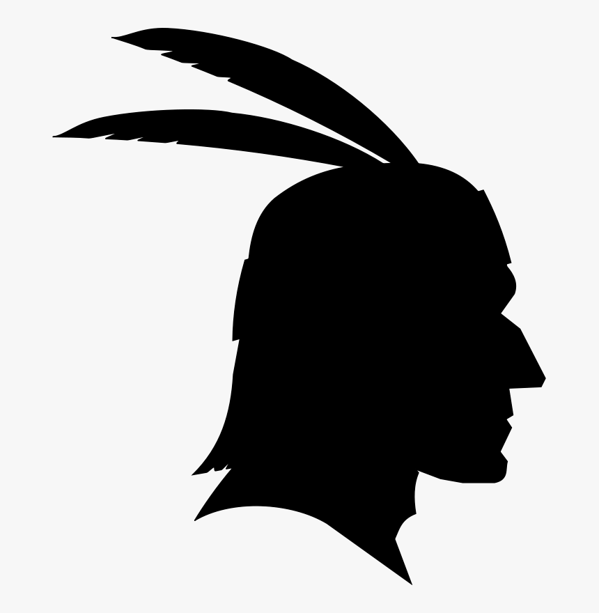 Native American Clip Art Download - Native American Silhouette, HD Png Download