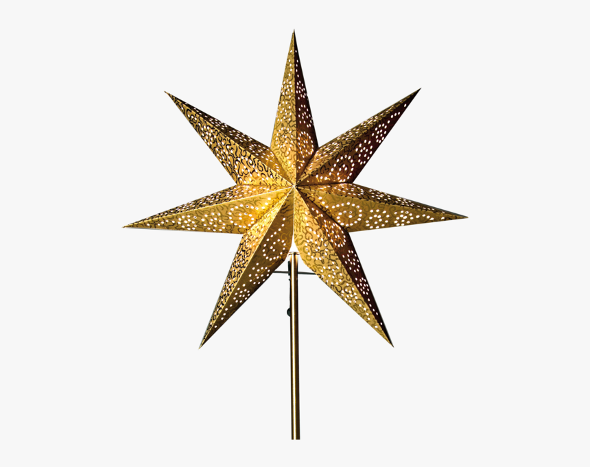 Paper Star Antique - Pappersstjärna Röd, HD Png Download