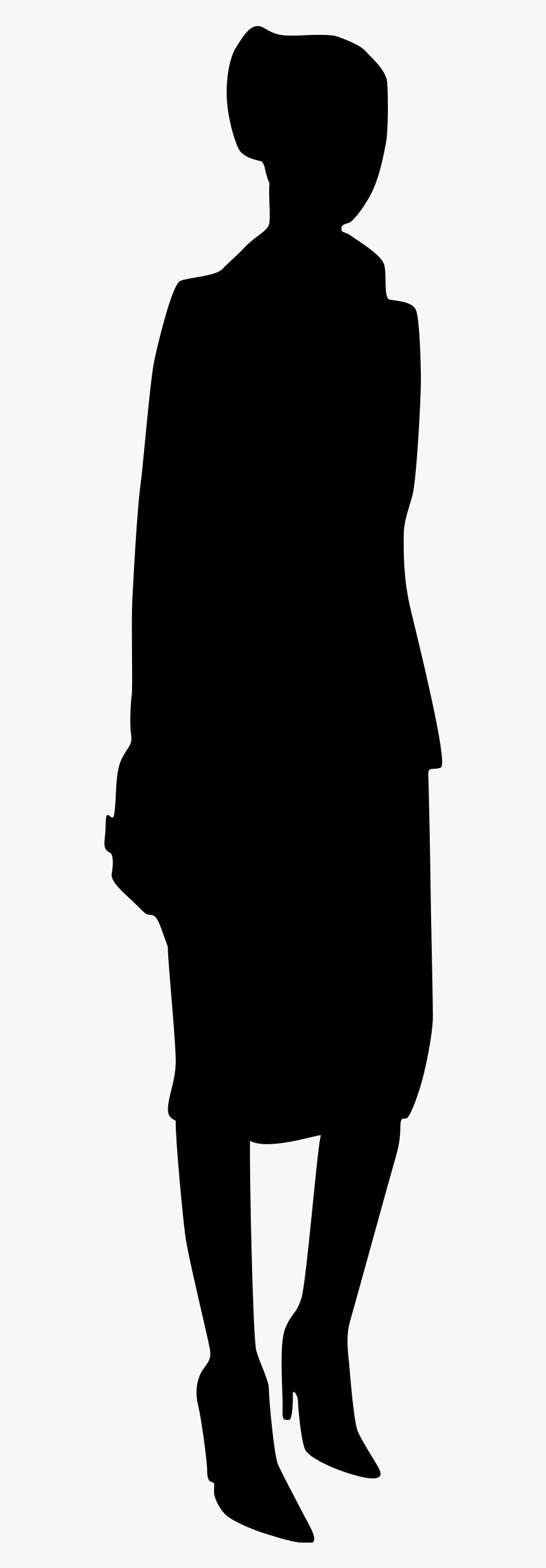 People Walking Silhouettes Png Download - Little Black Dress, Transparent Png