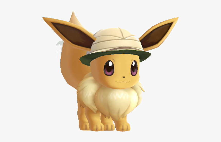 Safari Hat - Let's Go Eevee Transparent, HD Png Download