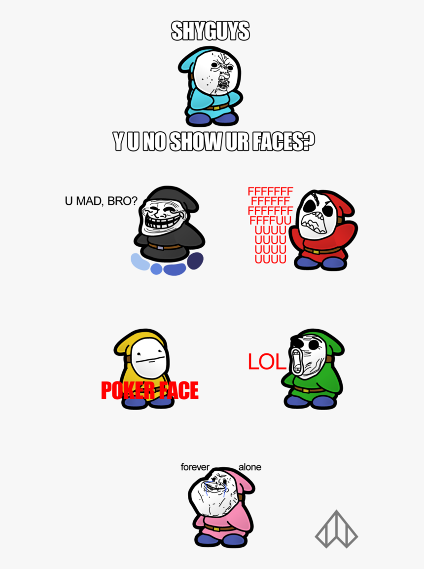 Shy Guy Comic Mario , Png Download, Transparent Png