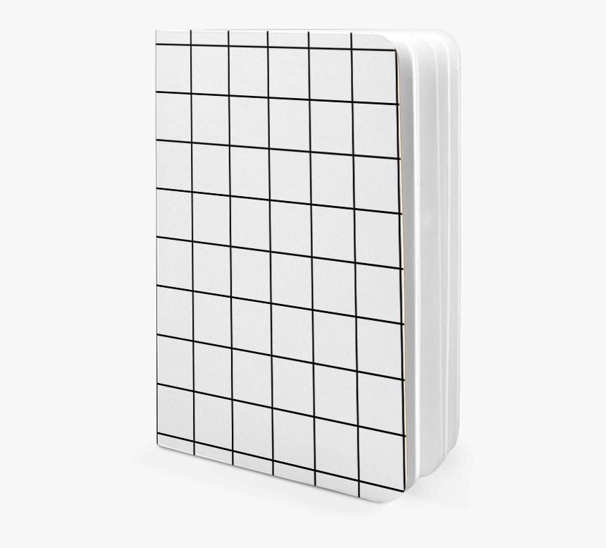 Dailyobjects Grid White A5 Notebook Plain Buy Online - Monochrome, HD Png Download