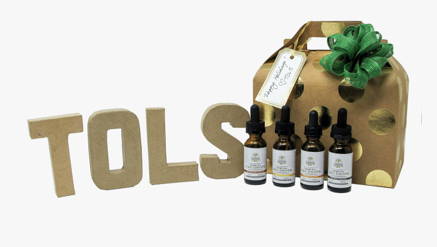 Tree Of Life Seeds Cbd Oil Drop Gift Set - Champagne, HD Png Download
