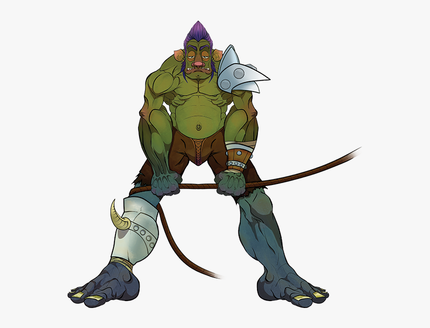Half Orc Barbarian, HD Png Download