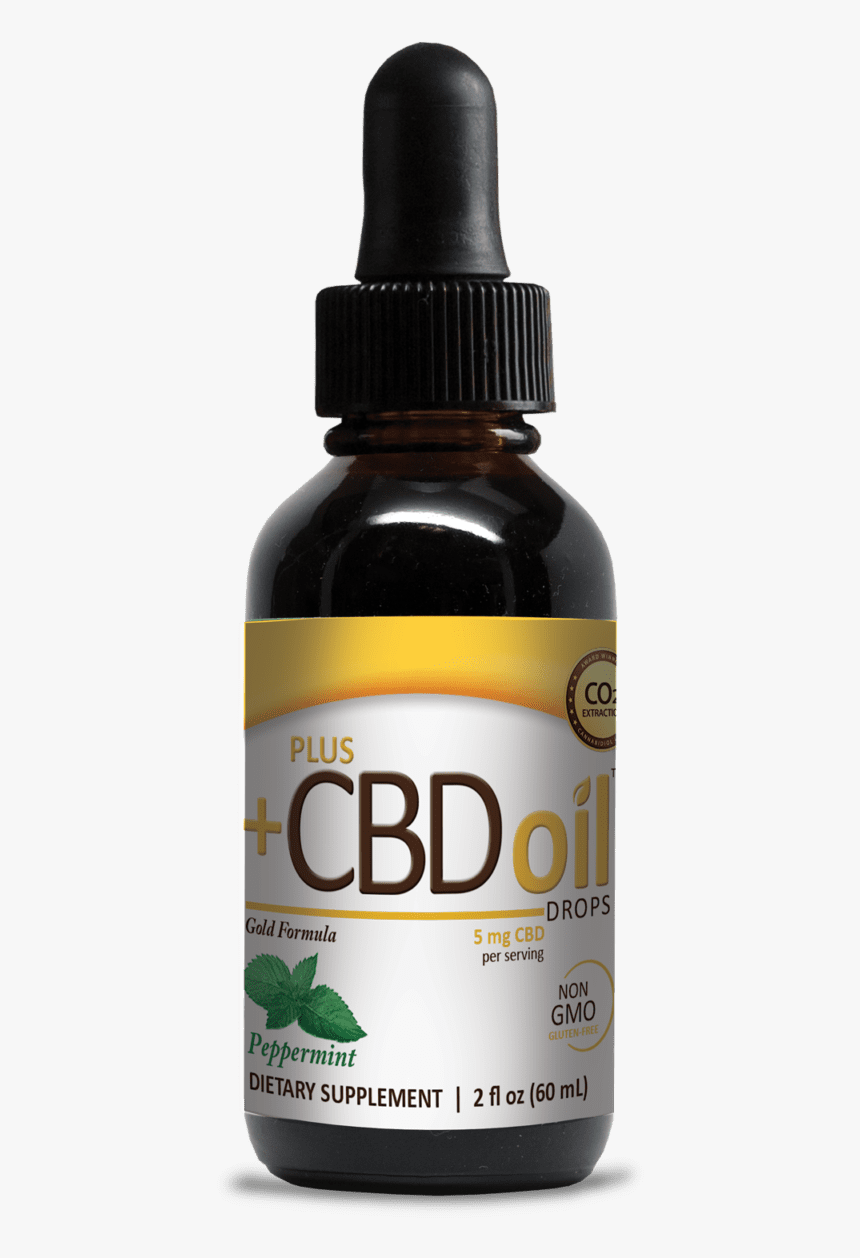 Plus Cbd Oil Drops Peppermint 750mg Cbd In 2 Oz - Pro Cbd Oil, HD Png Download
