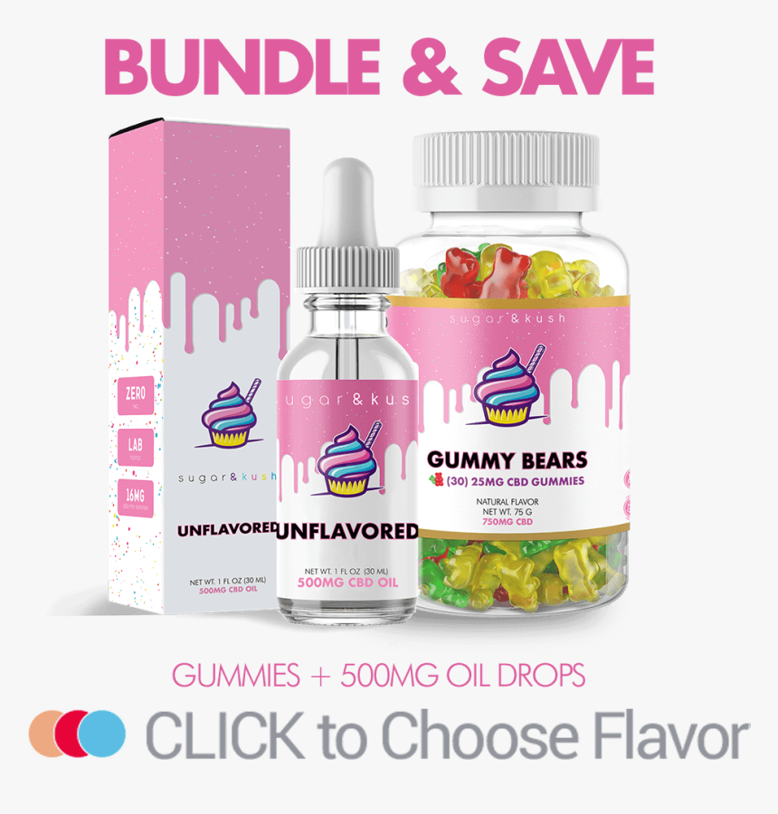 Sugar & Kush Cbd Oil Tincture Vanilla 3000mg, HD Png Download
