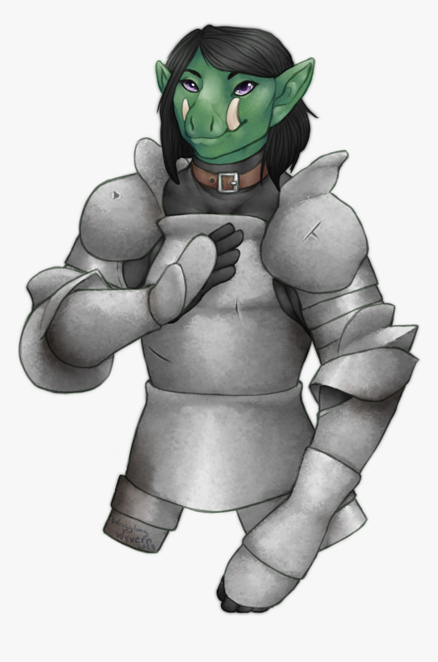 [commission Work]murbol The Orc Paladin - Cartoon, HD Png Download
