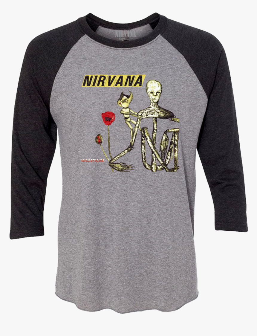 Incesticide 3/4 Sleeve - 6051 Next Level Unisex Triblend 3 4 Sleeve Raglan, HD Png Download