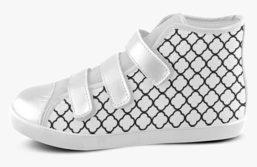 Black Ornamentical Grid White Background Velcro High - Jewellery, HD Png Download