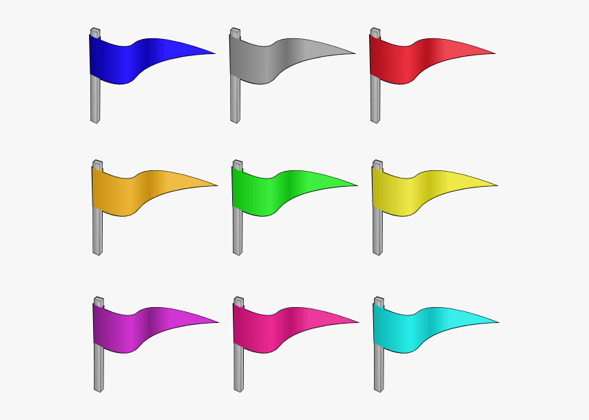 Flag With Different Colors, HD Png Download