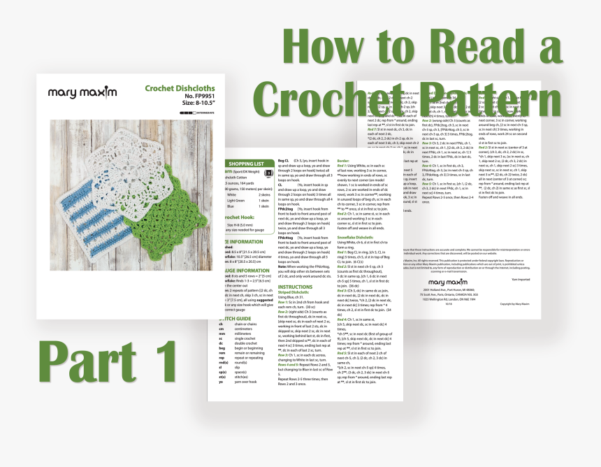 How To Read A Crochet Pattern - Carta Geológica De Portugal, HD Png Download