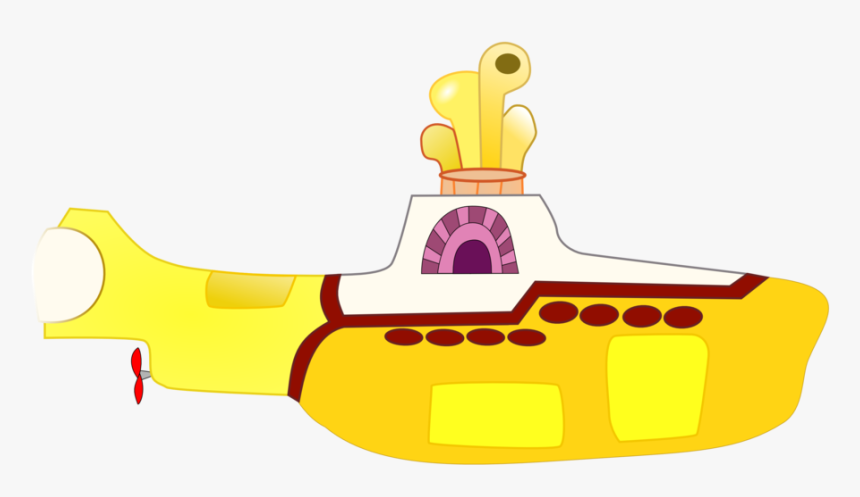 Transparent Submarine Clipart Black And White - Beatles Yellow Submarine Png, Png Download