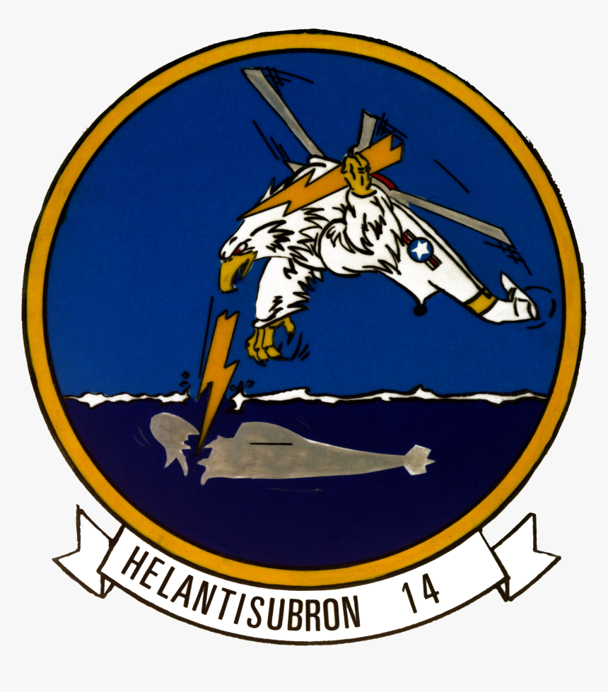 Helicopter Anti-submarine Squadron 14 Insignia, 1984 - Emblem, HD Png Download