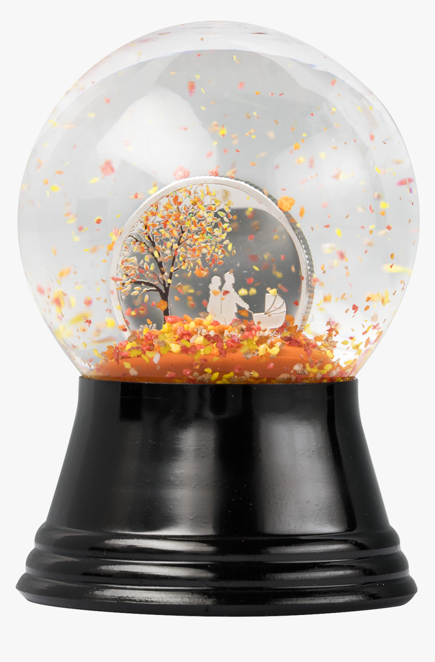 Indian Summer Snow Globe Silver Coin Smartminting Cit - Snow Globe Vienna Png, Transparent Png