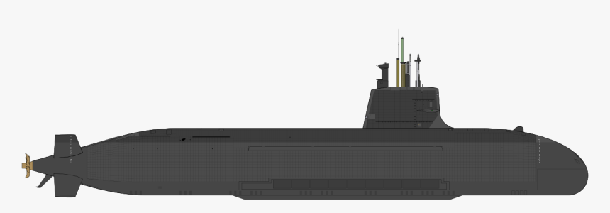 Submarine Profile, HD Png Download