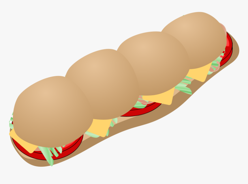 Submarine Sandwich Svg Clip Arts - Sandwich Clip Art, HD Png Download