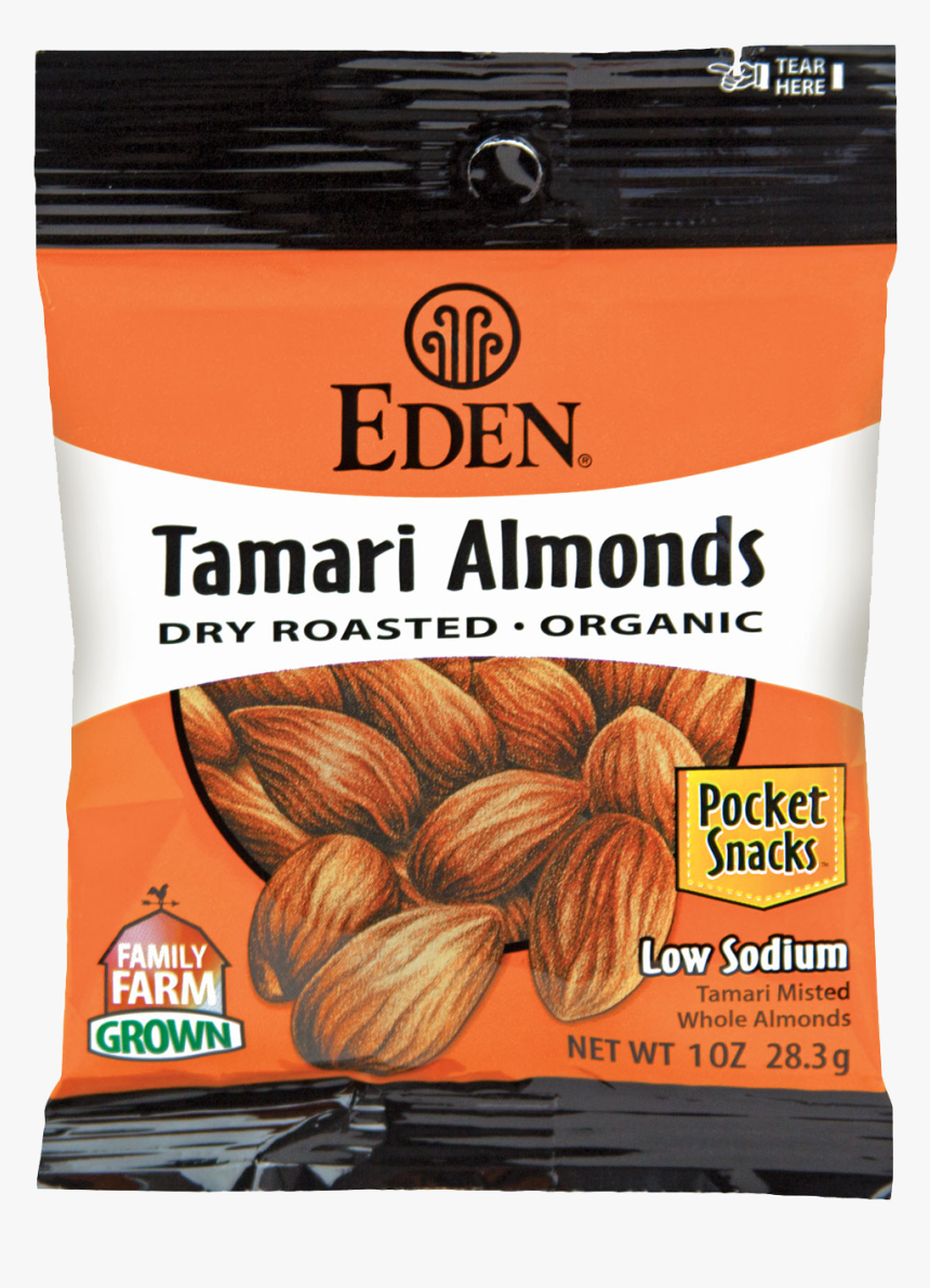 Healthy Office Snacks, Eden Tamari Almonds - Eden Organic, HD Png Download