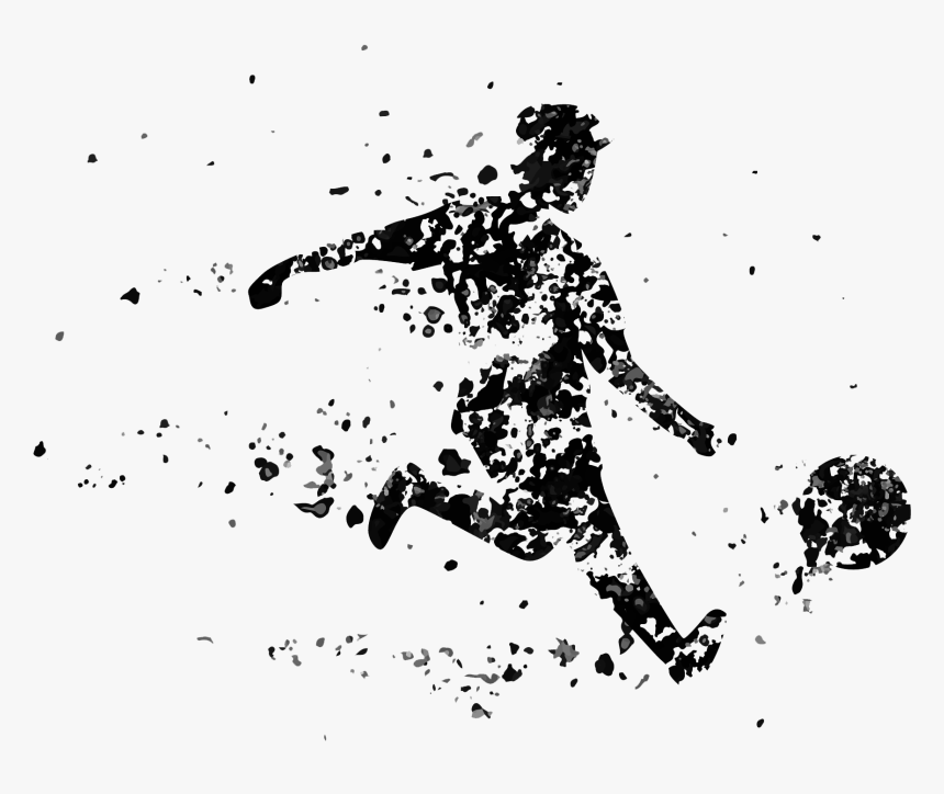 Football Png Images Black And White, Transparent Png