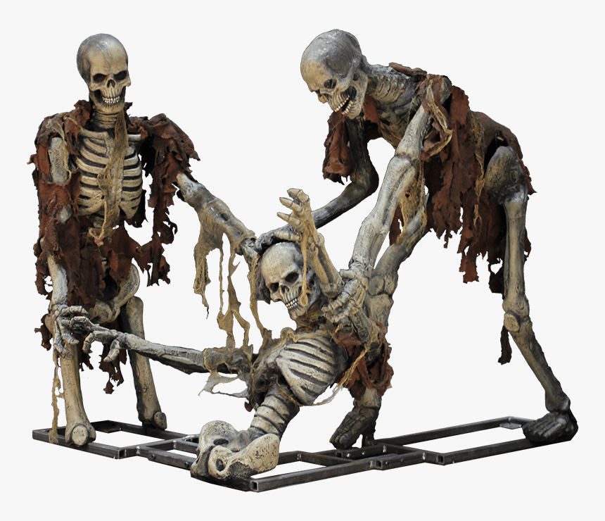Png Of Hanging Skeleton , Png Download - Figurine, Transparent Png