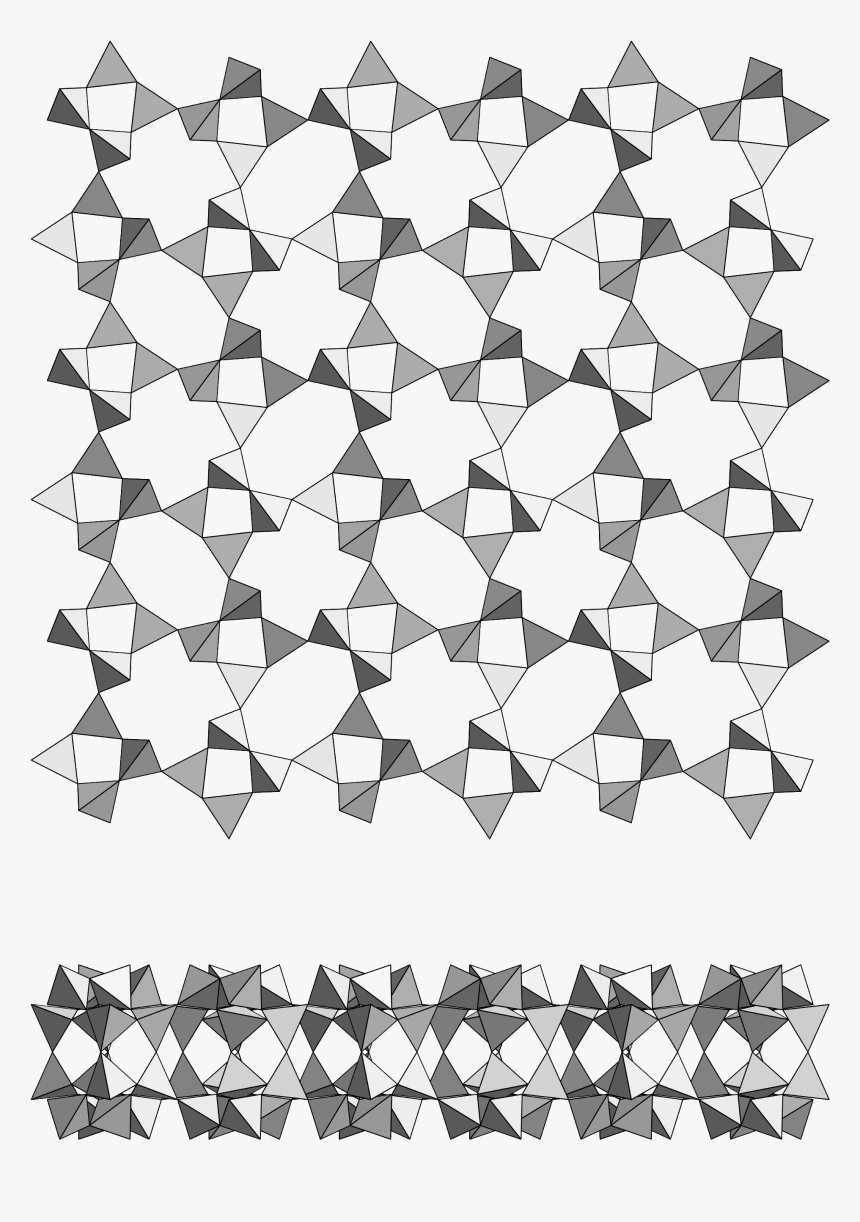 File - Carletonite - Sheet - 層 狀 矽 酸 鹽 結構, HD Png Download